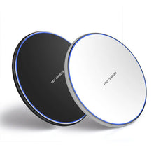 Load image into Gallery viewer, 15W Fast Wireless Charger Disc – Qi Charging Pad