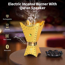 Load image into Gallery viewer, Bakhoor Arabic Electric Incense Oud Burner with Full Quran Muslim Speaker – SQ-668