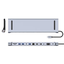 Load image into Gallery viewer, 100W 12-In-1 Laptop Docking Station - Expand to 3 Screens