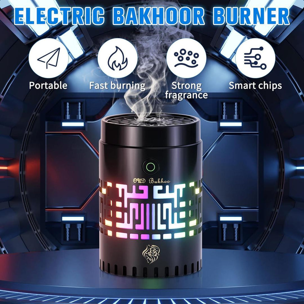 Mini Muslim Incense Burner – Portable Electric Bakhoor Diffuser