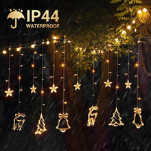 Load image into Gallery viewer, 138 LED Stars Curtain String Lights - Decorative Starry Ambiance