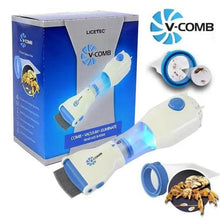 Load image into Gallery viewer, Licetec V-Comb Electric Lice Comb - Detects and Prevents Infestations