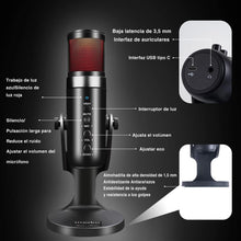 Load image into Gallery viewer, USB Microphone Desktop - High-Quality Plug-and-Play Recording