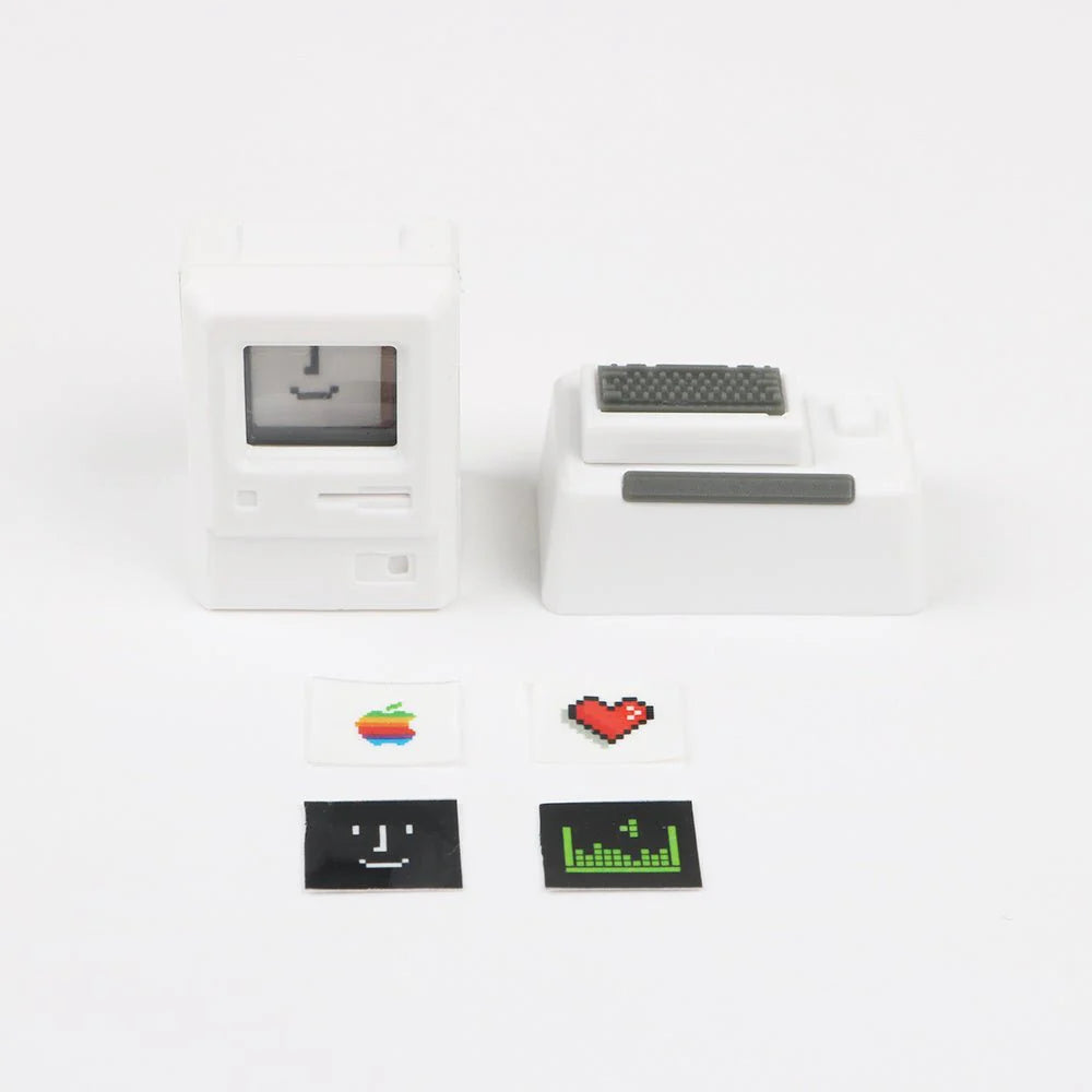 Retro, Mac, Keycap, Transparent, Style, for, Keyboard