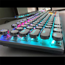 Load image into Gallery viewer, Wired, Gaming, Keyboard, Punk, Green, Axis, RGB, Backlit