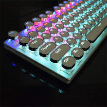 Load image into Gallery viewer, Wired, Gaming, Keyboard, Punk, Green, Axis, RGB, Backlit