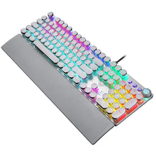 Load image into Gallery viewer, Wired, Gaming, Keyboard, Punk, Green, Axis, RGB, Backlit