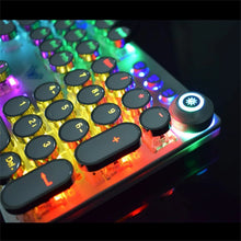 Load image into Gallery viewer, Wired, Gaming, Keyboard, Punk, Green, Axis, RGB, Backlit
