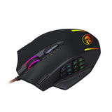 Red, Dragon, M908, One-Hander, Macro, Mouse, Gaming