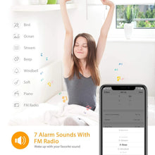 Load image into Gallery viewer, Smart APP WiFi 7-Color Digital Wake-Up Alarm Clock