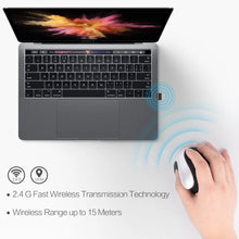 Load image into Gallery viewer, Vertical, Wireless, Ergonomic, Mouse, Rechargeable, USB