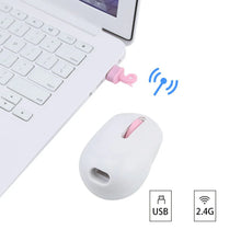 Load image into Gallery viewer, Wireless Silent Pink Mouse for Girls – Cute Office
