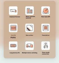 Load image into Gallery viewer, Xiaoqiao, Wireless, Mouse, 3, Modes, Silent, Ergonomic